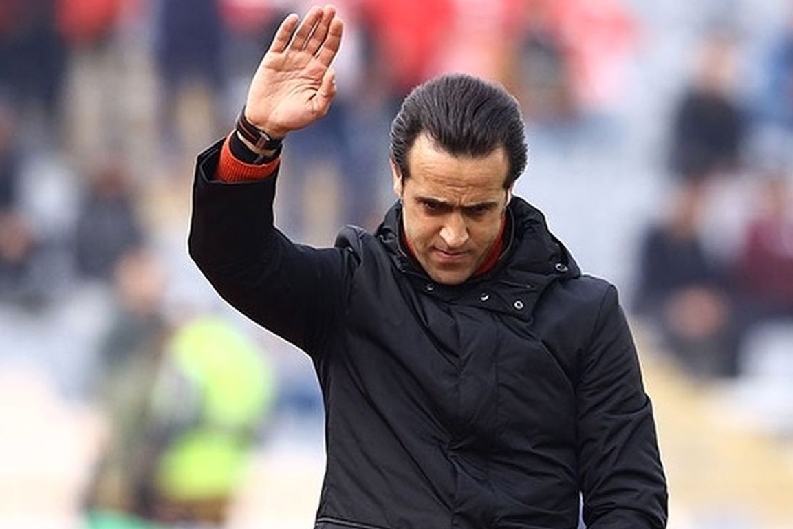 تصویری غم انگیز از علی کریمی