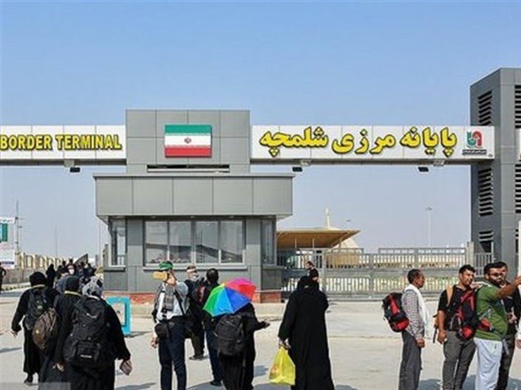 تردد زائران اربعین در مرز شلمچه، روان شد