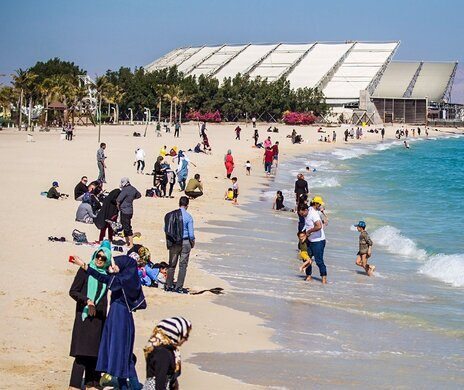 عکس/سواحل کیش و مسافران بی‌فرهنگ!