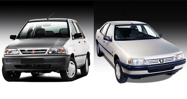 تغییر قیمت پراید و پژو