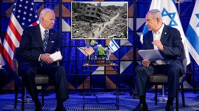 تلاش دیرهنگام «بایدن» برای پاک‌کردن پرونده جنایت در غزه