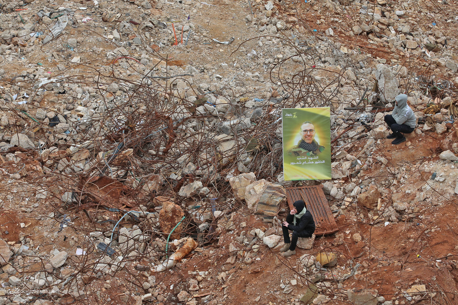 عکس/مقتل شهید سیدحسن نصرالله در ضاحیه بیروت