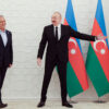 عکس/استقبال رسمی رئیس جمهوری آذربایجان از دکتر پزشکیان