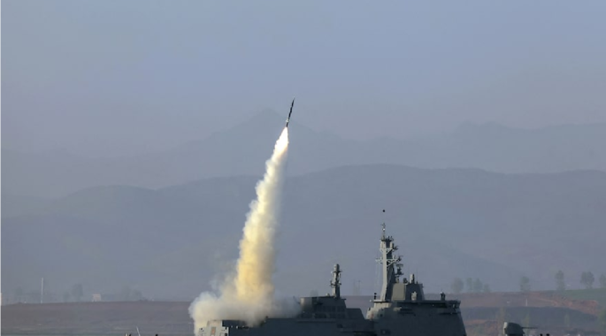 کره شمالی برای نخستین‌بار سامانه تسلیحاتی ناو جنگی جدید خود را آزمایش کرد