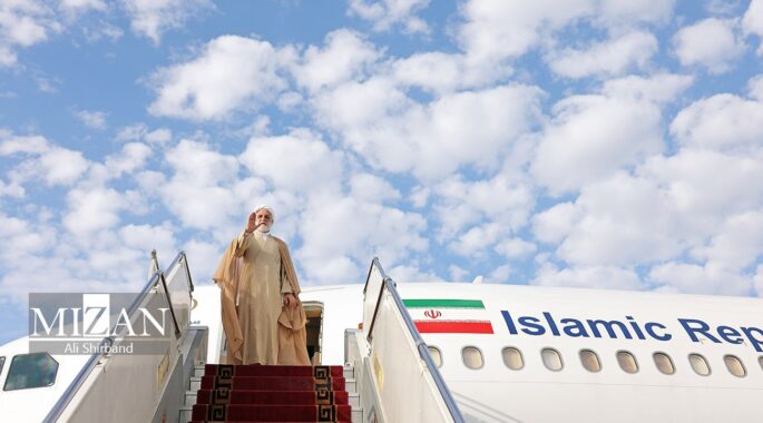 عکس/رئیس قوه قضاییه برای شرکت در اجلاس شانگهای عازم چین شد