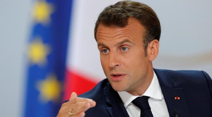 فیلم/ رفتار جنجالی اردوغان با مکرون