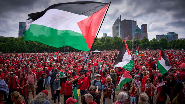 تجمع عظیم حامیان فلسطین در هلند