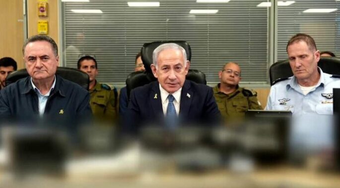 گنده‌گویی نتانیاهو و کاتص علیه ایران از پناهگاه