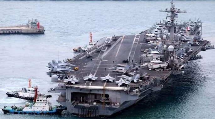 واشنگتن: ناو هواپیمابر ترومن در حال ترک خاورمیانه است