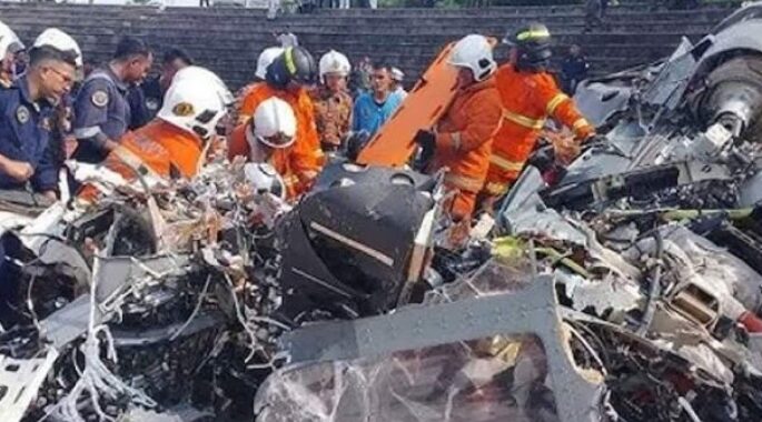 برخورد ۲ بالگرد در فنلاند با ۵ کشته