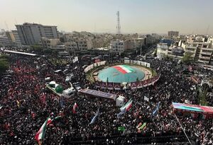 مراسم تشییع شهدای اقتدار ایران