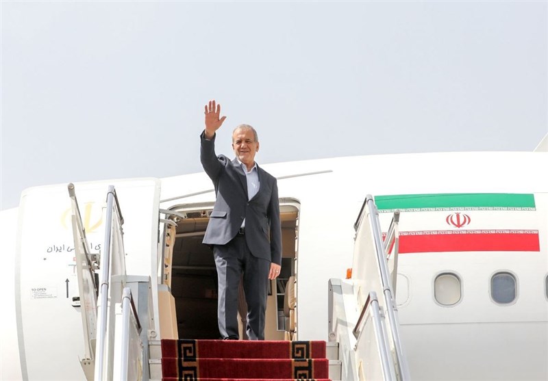 پزشکیان عازم نیویورک شد/ صدای ملت ایران را به جهانیان می‌رسانیم