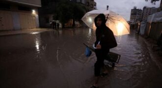 زمستان بی‌پناهی در غزه زیر سایه جنگ و آوارگی