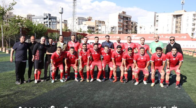 پیروزی پیشکسوتان پرسپولیس در دیدار دوستانه مقابل تیم هنرمندان