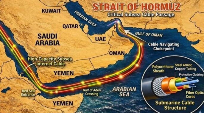 شلیک «بحران هرمز» به قلب اینترنت جهان!