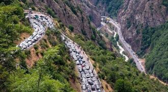 ترافیک سنگین در محورهای ورودی تهران